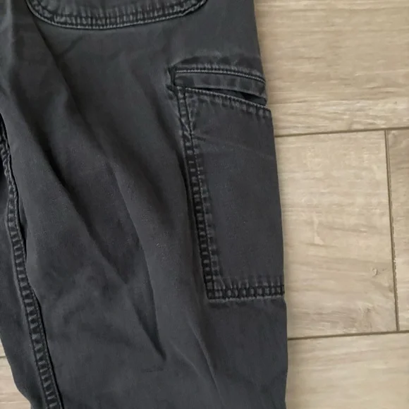 Carhartt Faded Gray Relaxed Fit Carpenter Gray 6 Pockets Sz 24x34 - Picture 6 of 8